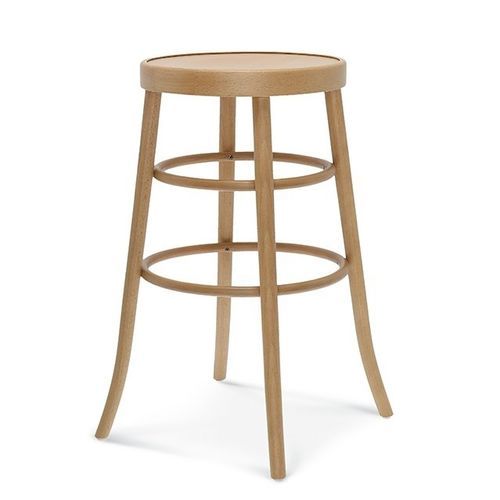 Klassischer Barhocker - 302 - Fameg - Buche / Gestell aus Holz / mit 4 Beinen