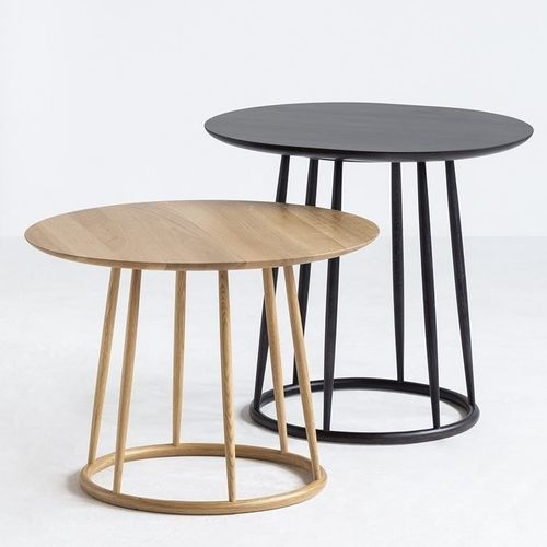 Moderner Couchtisch - Candy - Fameg - Eiche / Buche / Gestell aus Holz