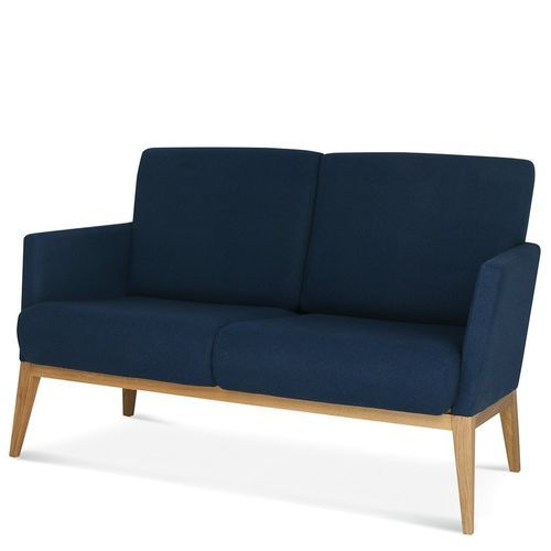 Modernes Sofa - Montana - Fameg - Stoff / mit Armlehnen / grau