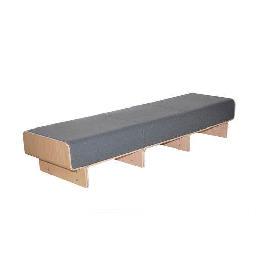 Moderne Bank - PUFF 3S - Sedja - Holz