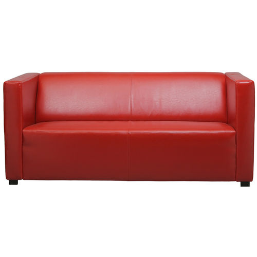 Modernes Sofa - ERIS 2S - Sedja - Leder / für Hotels / für Büro