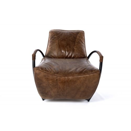 Industriestil-Sessel - SOFA BATCH WHISKEY - Lost Cowboys.com - Leder / Eisen
