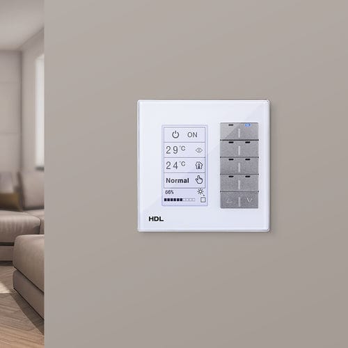 Bedientastatur für Innenbeleuchtung - DLP US - HDL Automation Co., Ltd - für Heizsystem / für Lüftungssystem / für Multimediasysteme