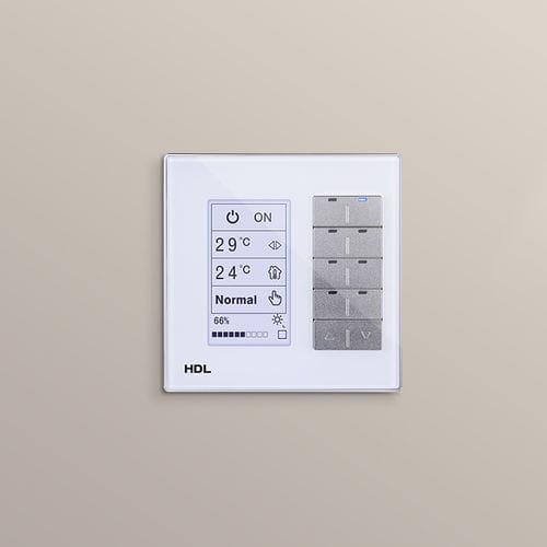 Bedientastatur für Innenbeleuchtung - DLP EU - HDL Automation Co., Ltd - für Heizsystem / für Lüftungssystem / für Multimediasysteme