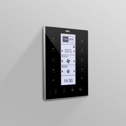 Bedientastatur für Innenbeleuchtung - DLP Touch - HDL Automation Co., Ltd - für Heizsystem / für Lüftungssystem / für Multimediasysteme