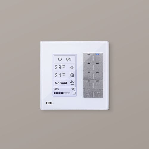 Bedientastatur für Hausautomationssystem - DLP EU - HDL Automation Co., Ltd - für Heizsystem / für Lüftungssystem / für Innenbeleuchtung