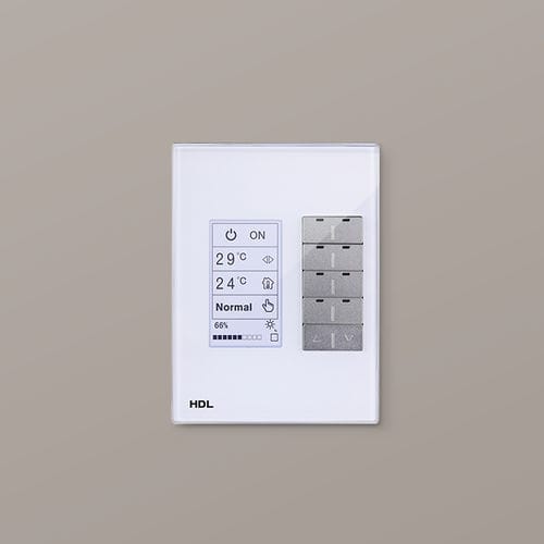 Bedientastatur für Heizsystem - DLP US - HDL Automation Co., Ltd - für Lüftungssystem / für Innenbeleuchtung / für Multimediasysteme