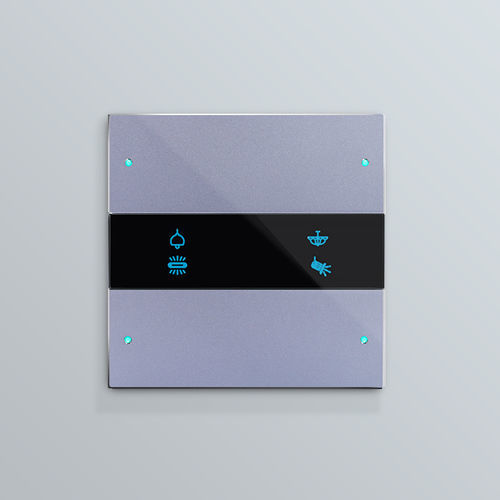 Bedientastatur für Hausautomationssystem - Granite EU - HDL Automation Co., Ltd - für Innenbeleuchtung / wandmontiert / mit Touchscreen