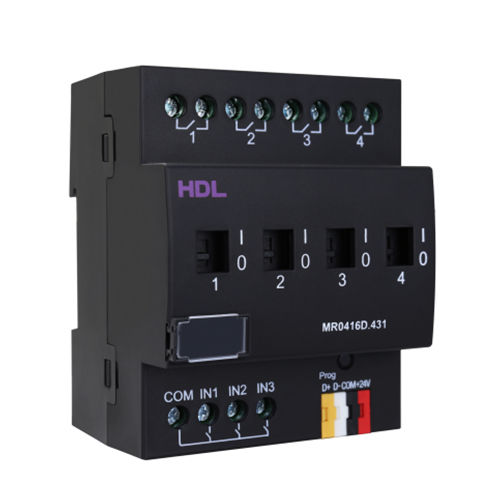 Schaltaktor für Hausautomationssystem - HDL-MR0416D.431 - HDL Automation Co., Ltd - DIN-Schiene / für Privatgebrauch / für Gewerbegebrauch