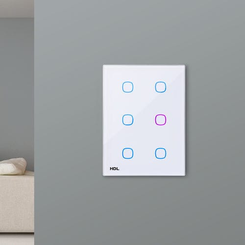 Bedientastatur für Innenbeleuchtung - iTouch US - HDL Automation Co., Ltd - wandmontiert / mit Touchscreen