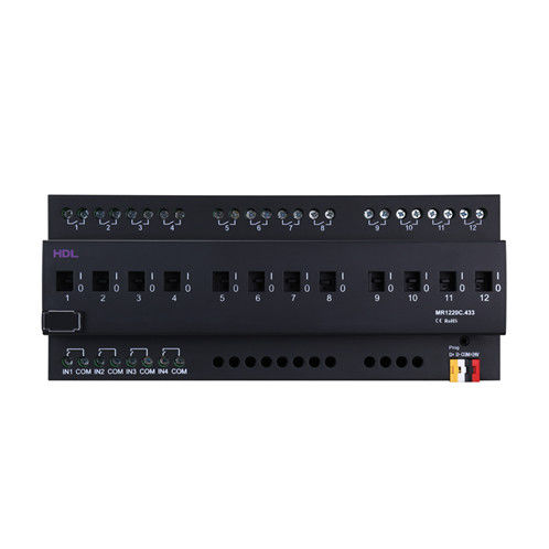 Schaltaktor für Hausautomationssystem - HDL-MR1220C.433 - HDL Automation Co., Ltd - DIN-Schiene / für Privatgebrauch / für Gewerbegebrauch