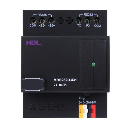Schnittstellenmodul für Gateway - HDL-MRS232U.431 - HDL Automation Co., Ltd - DIN-Schiene / RS232 / RS485