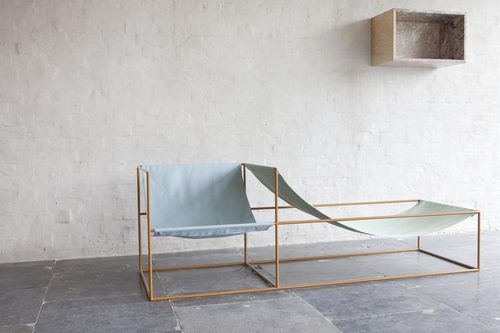 Moderne Liege - SEAT - valerie_objects - Stoff / Stahl