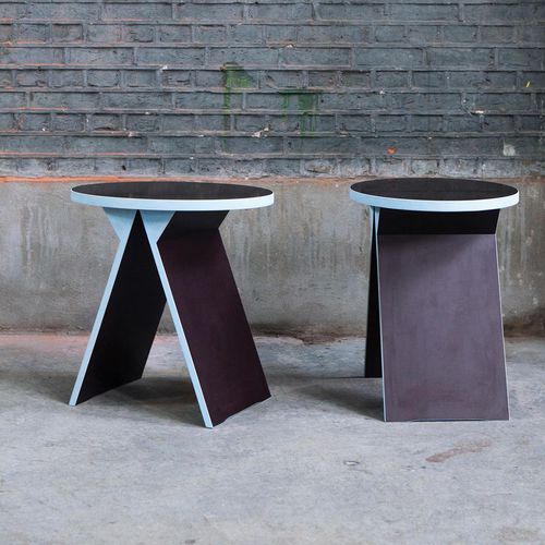 Moderner Hocker - JOBURG  - valerie_objects - Holz / braun
