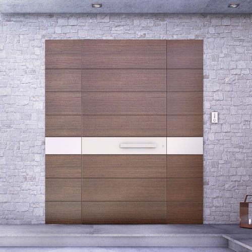 Eingangstür - ALULINE - TEHNI SA - Aluminium / einflügelig / voll