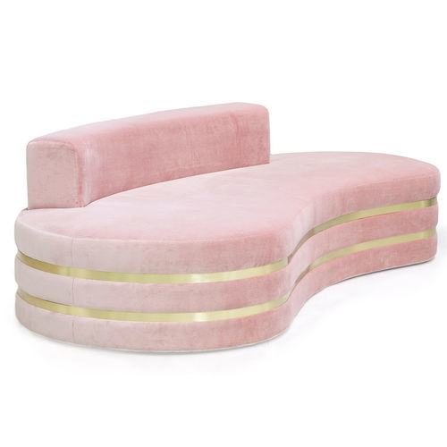 Halbrundes Sofa - TOKYO - Moanne - modern / Samt / individuell gestaltbar