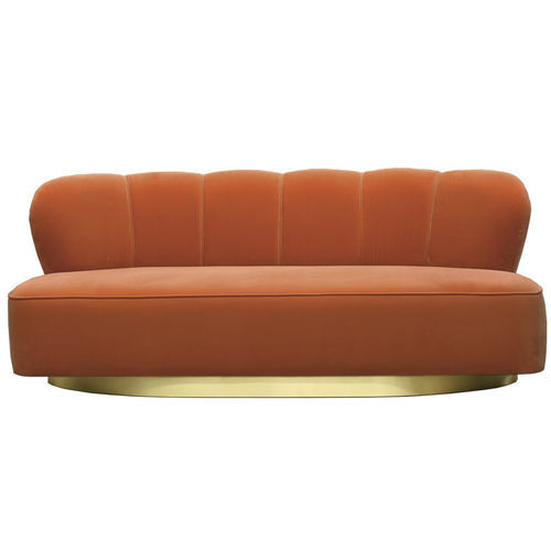 Modernes Sofa - MONTI - Moanne - Samt / individuell gestaltbar / maßgefertigt