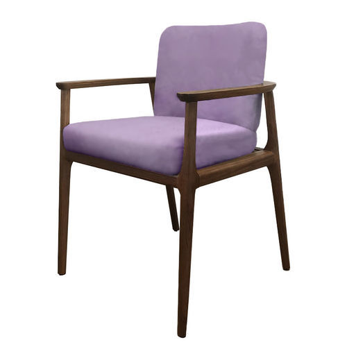 Esszimmerstuhl / skandinavisches Design - Helsinki - Moanne - für den Innenraum / Samt / Buche