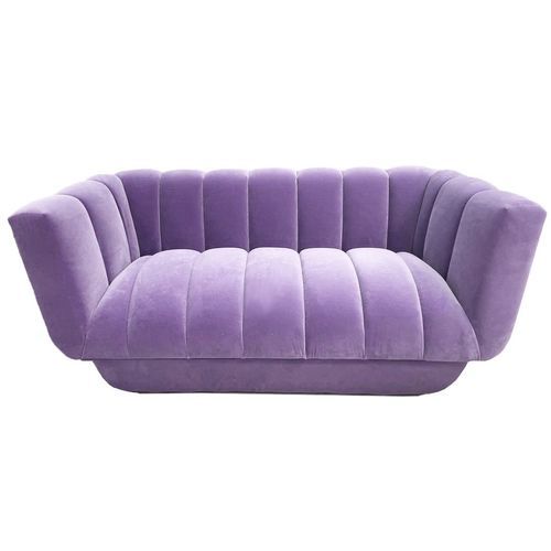 Modernes Sofa - BEIRUT - Moanne - Samt / mit Armlehnen / maßgefertigt