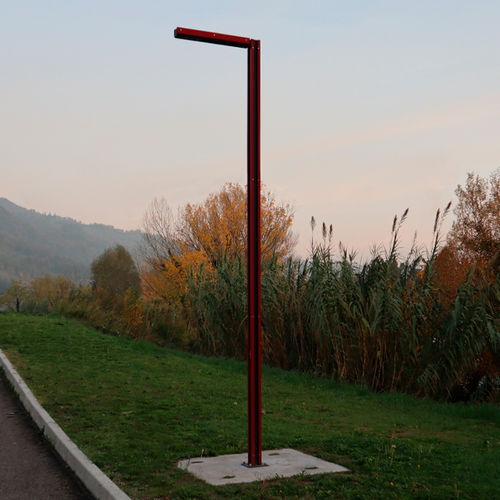 Straßenlaterne - Linea - Bottega 7 - modern / Aluminium / Edelstahl