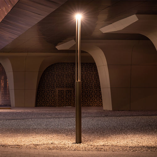 Moderne Leuchtsäule - Altimi X - Bottega 7 - Edelstahl / LED / für Außenbereich