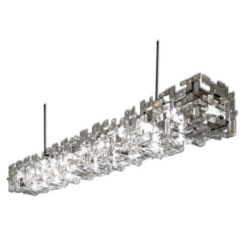 Moderner Kronleuchter - IQ8050 BELLSIZE PARK - Alan Mizrahi Lighting - Kristall / Metall / 15 Glühbirnen