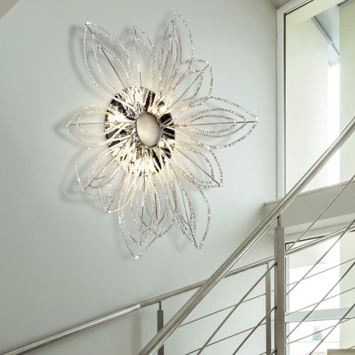 Moderne Wandleuchte - IQ8346 PATRIZIA VOLPATO - Alan Mizrahi Lighting - für den Innenraum / Aluminium / Kristall