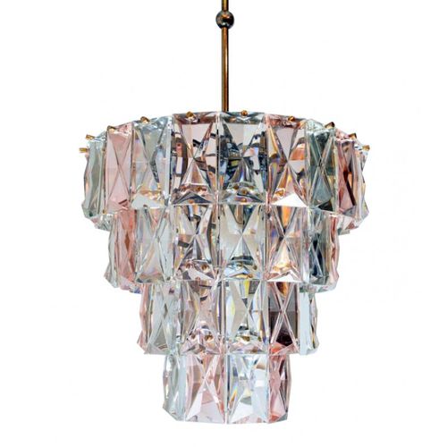 Moderner Kronleuchter - JR1955 KINKELDEY - Alan Mizrahi Lighting - Kristall / Messing / Farbe anpassbar