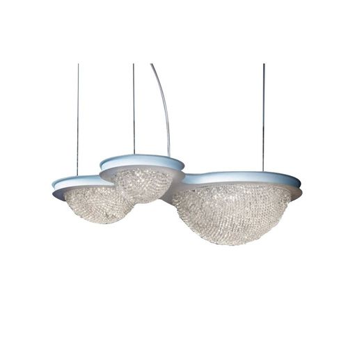 Moderner Kronleuchter - MV3034 BOOL - Alan Mizrahi Lighting - Kristall / Metall / 3 Ebenen