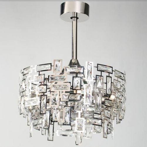 Moderner Kronleuchter - SJ2109 FANDELIER - Alan Mizrahi Lighting - Kristall / Edelstahl / Eisen