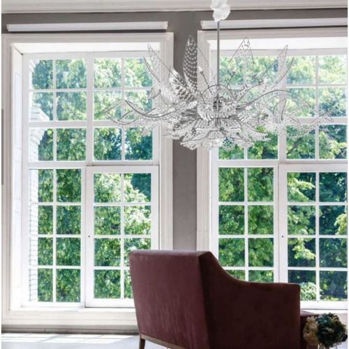 Moderner Kronleuchter - SJ2163 NINFEA - Alan Mizrahi Lighting - Muranoglas / Metall / Skulptur
