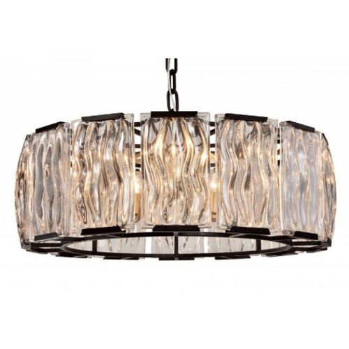 Moderner Kronleuchter - WM2054 CHELSEA - Alan Mizrahi Lighting - Glas / Metall / 7 Glühbirnen