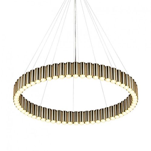 Moderner Kronleuchter - KA1799 CAROUSEL XL - Alan Mizrahi Lighting - Messing / 1 Ebene / LED
