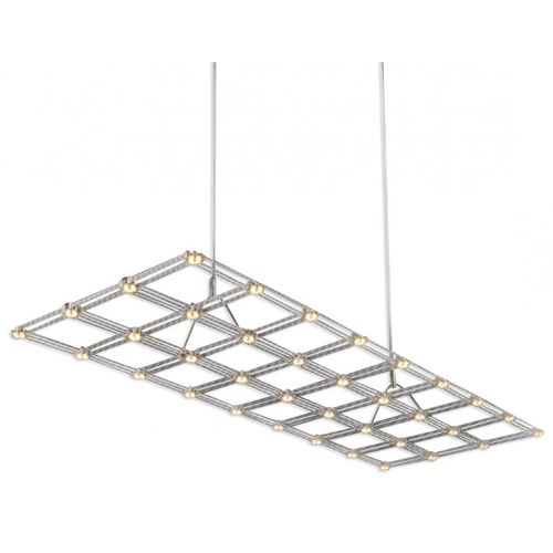 Moderner Kronleuchter - IQ2186 GRID - Alan Mizrahi Lighting - Metall / mit geometrischen Motiven / 1 Ebene