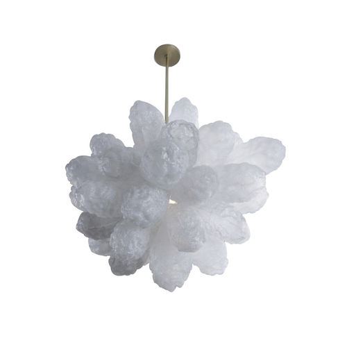 Moderner Kronleuchter - IQ2056 CORAL CLUSTER - Alan Mizrahi Lighting - Glas / Metall / 4 Glühbirnen