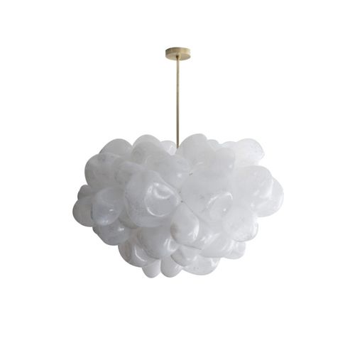 Moderner Kronleuchter - IQ2058 BUBBLE CLUSTER - Alan Mizrahi Lighting - Glas / Metall / 4 Glühbirnen