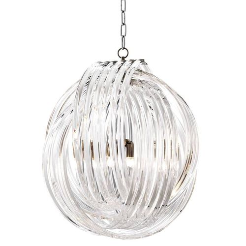 Kronleuchter / Art Deco - IQ8023 MARCO POLO - Alan Mizrahi Lighting - Metall / Glas / 4 Glühbirnen