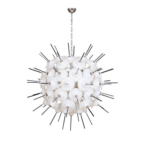 Moderner Kronleuchter - IQ8349 ITALIAN SPUTNIK - Alan Mizrahi Lighting - Muranoglas / Metall / Gold