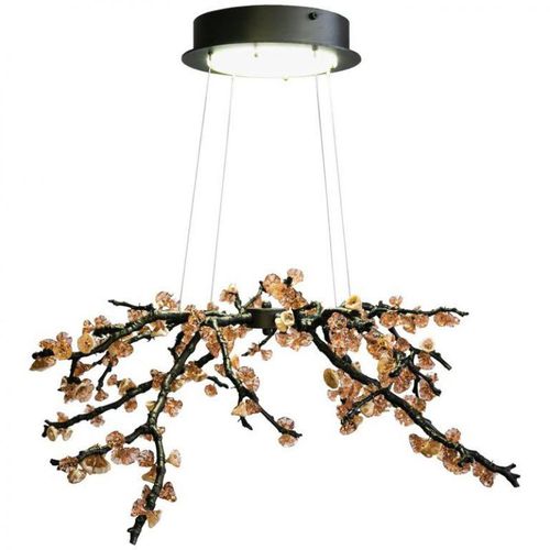 Kronleuchter / originelles Design - DV3953 ALMOND - Alan Mizrahi Lighting - Kristall / Messing / LED