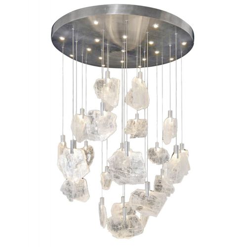 Moderner Kronleuchter - IQ8442 SELENITE - Alan Mizrahi Lighting - Kristall / Metall / nach Maß