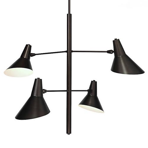 Vintage-Kronleuchter - IQ2153 FRANCO - Alan Mizrahi Lighting - Metall / für Gewerbegebrauch / Kandelaber