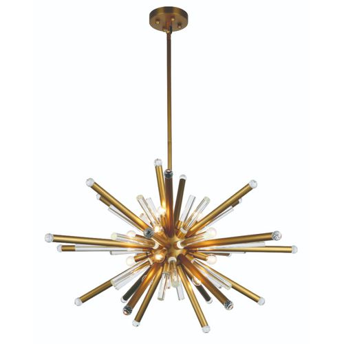 Moderner Kronleuchter - IQ2163 SPUTNIK GLAM - Alan Mizrahi Lighting - Kristall / Metall / für Gewerbegebrauch