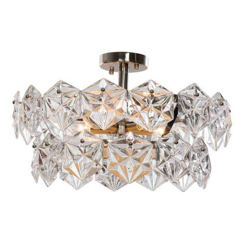 Kronleuchter / venezianischer Stil - SJ2158 OVERTURE FLUSH - Alan Mizrahi Lighting - Metall / Glas / 5 Glühbirnen