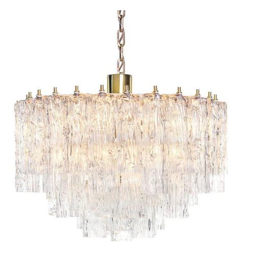 Kronleuchter / venezianischer Stil - QZ6690 LARGE ZUCCHERI - Alan Mizrahi Lighting - Messing / Muranoglas / 14 Glühbirnen