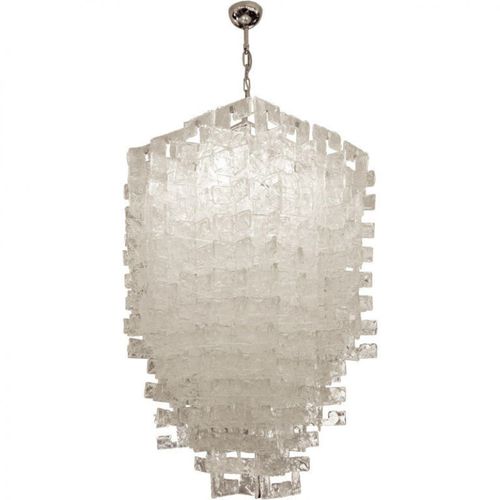 Kronleuchter / venezianischer Stil - VEN052 LARGE VENINI - Alan Mizrahi Lighting - Metall / Glas / Wasserfall