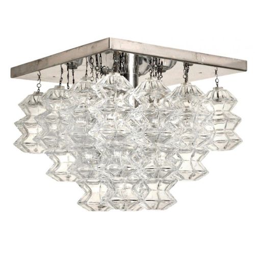 Kronleuchter / venezianischer Stil - WM632 KALMAR PAGODA - Alan Mizrahi Lighting - Metall / Glas / Wasserfall