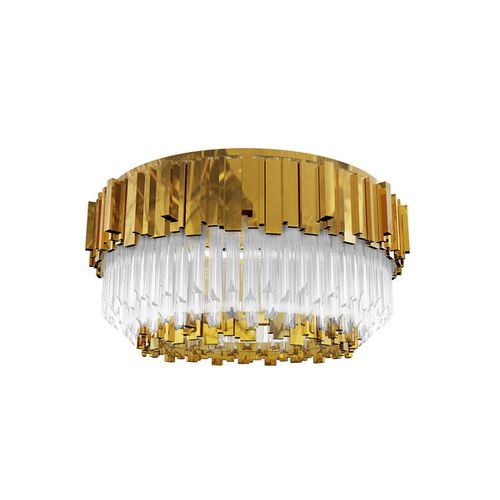 Kronleuchter / Art Deco - IQ2146 EMPIRE PLAFOND - Alan Mizrahi Lighting - Glas