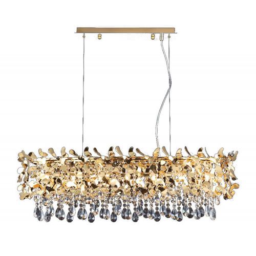 Kronleuchter / Art Deco - IQ2359 AVALON CRYSTAL - Alan Mizrahi Lighting - Glas