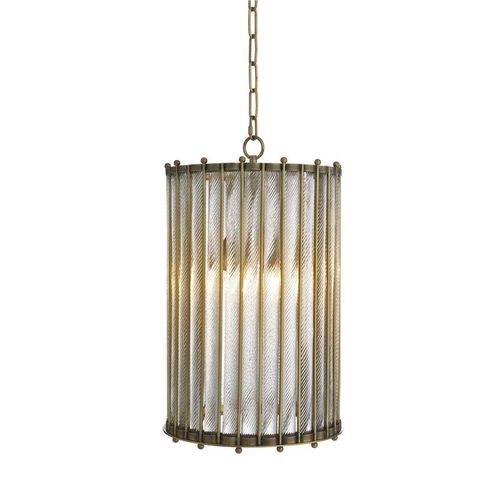 Kronleuchter / Art Deco - IQ8024 TIZIANO LANTERN - Alan Mizrahi Lighting - Glas