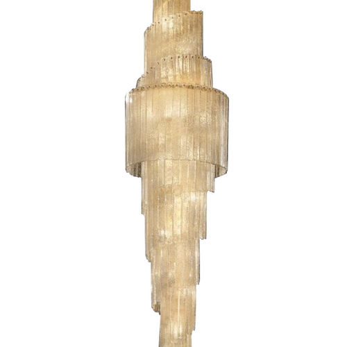 Klassischer Kronleuchter - IQ2067 GRANIGLIA - Alan Mizrahi Lighting - Metall / Glas / Wasserfall